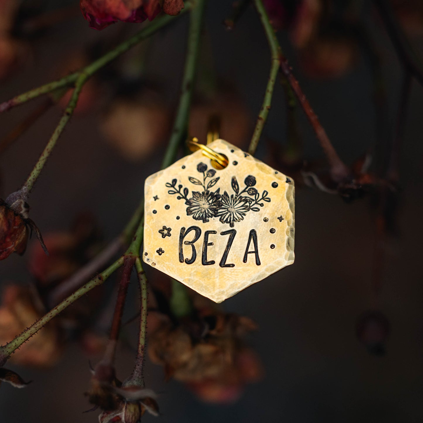 Adresówka dla psa PETAL GLOW