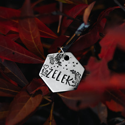 Adresówka dla psa NIGHT BLOOM