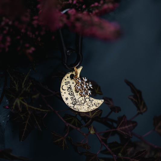 Adresówka dla psa HOWL MOON zimowa edycja